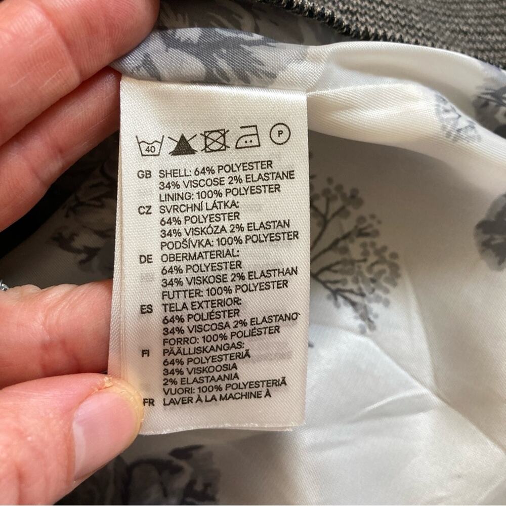 H&M Plaid Dress Size 4 - Picture 7 of 12